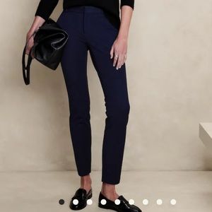 Navy blue Banana Republic Sloan Pants. Petite!